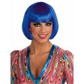 Womens Blue Bob Wig