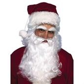 Economy Santa Wig And Beard Set