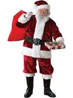 Crimson Regency Plush Adult Santa Suit