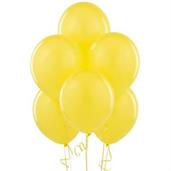 Yellow Matte Latex Balloons