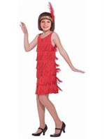 Red Flapper Child Costume