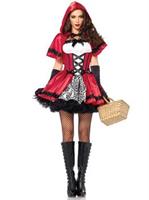 Gothic Red Riding Hood Adult Costume