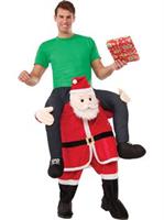 Santa On My Back Adult Costume