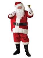 Adult Standard Size Regency Plush Santa Costume