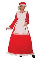 Traditional Mrs Claus Adult Costume