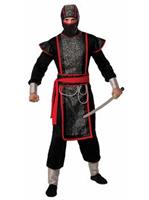 Mens Ninja Master With Hood Costume
