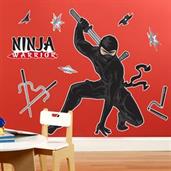 Ninja Warrior Party Giant Wall Decals