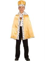Childrens Gold Royal Cape