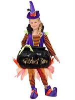 Girls Cauldron Witch Costume