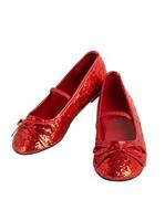 Girls Ballet Shoe Red