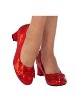 Red Sequin Adult Pump