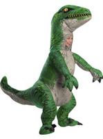 Children's Velociraptor Inflatable Costume