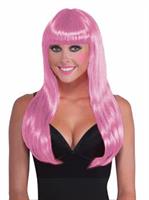 Pink Long Wig