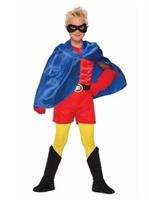 Childrens Super Hero Cape Blue