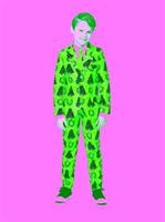 Suitmeister Christmas Trees Boy's Suit and Tie Set