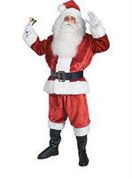 Crimson Imperial X-Large Plush Adult Santa Suit