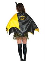 Batgirl Dlx Cape- Blk/Yl