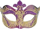 Purple With Gold Trim Mask