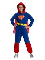 Dc Super Heroes Superman Girl'S Onesie Costume