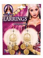 Fortune Teller - Coin Earrings - Gold