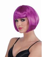 Wig-Neon Bob-Purple
