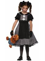 Child Dark Rag Doll Costume