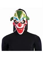 Evil Clown Mask - Green Hair