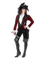 Sultry Pirate Lady Jacket-Set Costume