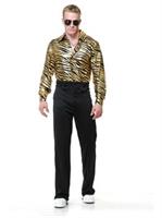 Zebra Print Disco Shirt Costume