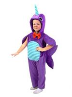 Child Minky Narwhal Costume