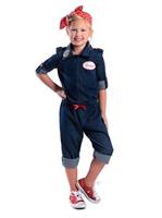 Girls Rosie The Riveter Costume