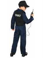 Swat Jumpsuit (Unisex) And Cap Costume