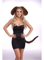 Brown Dog Ears & Tail Set