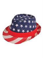 Patriotic Burlap Hat