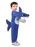 Hilarious Kid's Chompin' Daddy Shark Costume with Sound Chip