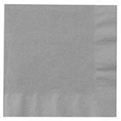 Shimmering Silver (Silver) Lunch Napkins 