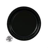 Black Velvet (Black) Dessert Plates 