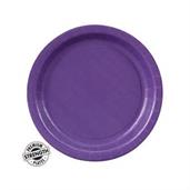 Perfect Purple (Purple) Paper Dessert Plates 