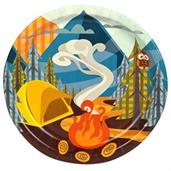 Let's Go Camping Dinner Plates 
