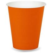 Sunkissed Orange (Orange) 9 oz. Paper Cups 