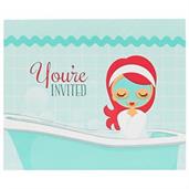 Little Spa Party Invitations 