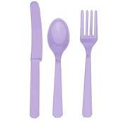 Lavender Forks, Knives and Spoons