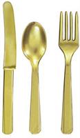 Gold Forks, Knives and Spoons