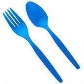Forks & Spoons - Blue