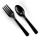 Forks & Spoons - Black 