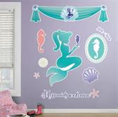 Mermaids Under the Sea Giant Wall Decals