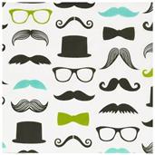 Mustache Man Lunch Napkins 