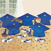 Graduation Table Decorating Kit - Blue
