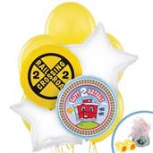Two-Two Train 2nd Birthday Balloon Bouquet