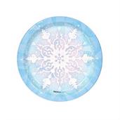 Snowflake Winter Wonderland Dessert Plates 